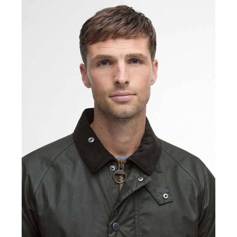 Barbour Modern Beaufort Check Wax Jacket image number 2